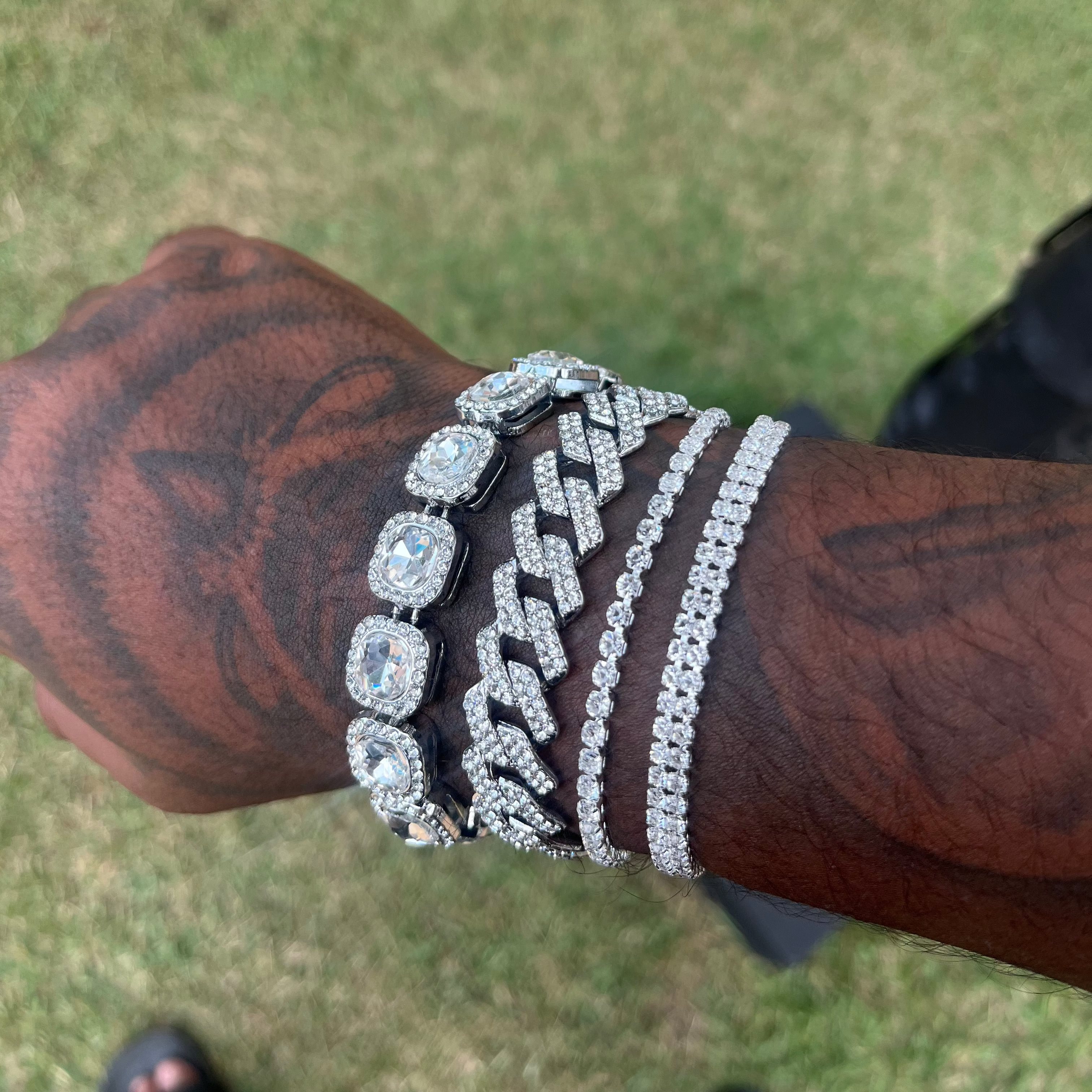 Pulseira Cravejada 1 linha